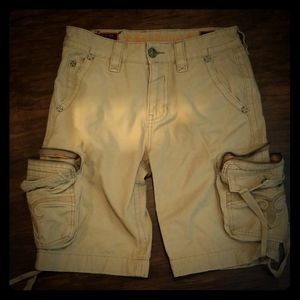 Rock Revival khaki cargo shorts